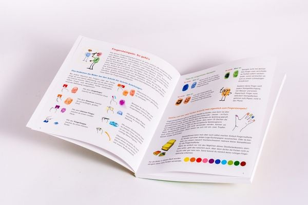 Produktbild: Ich kann 333 Dinge fingerstempeln. Das gro&szlig;e Fingerstempel-Buch f&uuml;r Kinder ab 5 Jahren