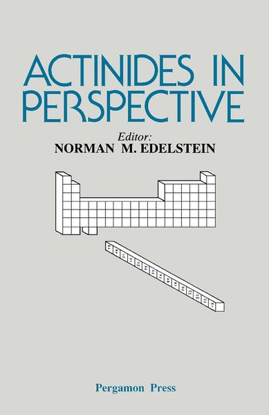 Produktbild: Actinides in Perspective