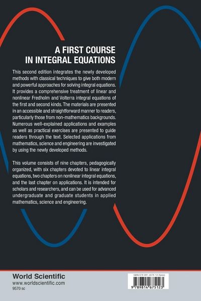 Produktbild: First Course Integ Equa (2nd Ed)