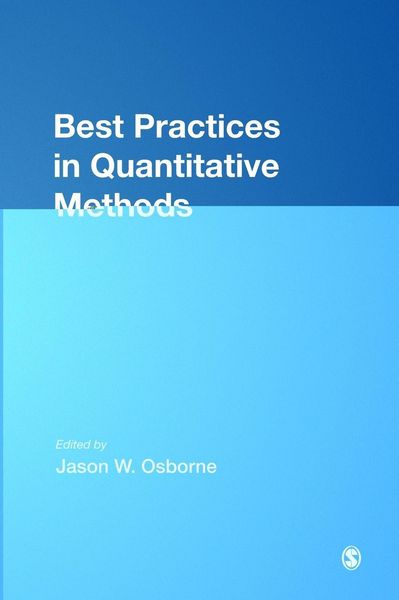 Produktbild: Best Practices in Quantitative Methods