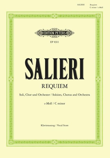 Produktbild: Salieri, A: Requiem in C Minor (Latin)