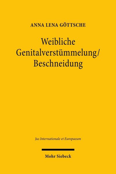 Produktbild: Weibliche Genitalverst&uuml;mmelung/Beschneidung