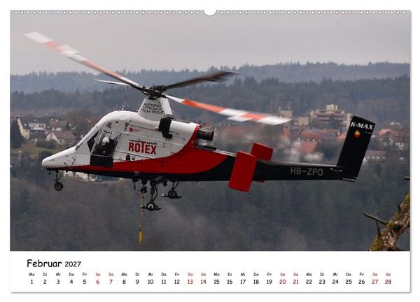 Produktbild: Wo Kraft schwebt und Pr&auml;zision fliegt (Wandkalender 2027 DIN A2 quer), CALVENDO Monatskalender