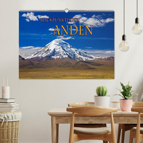 Produktbild: Blickpunkte der Anden (Wandkalender 2026 DIN A2 quer), CALVENDO Monatskalender