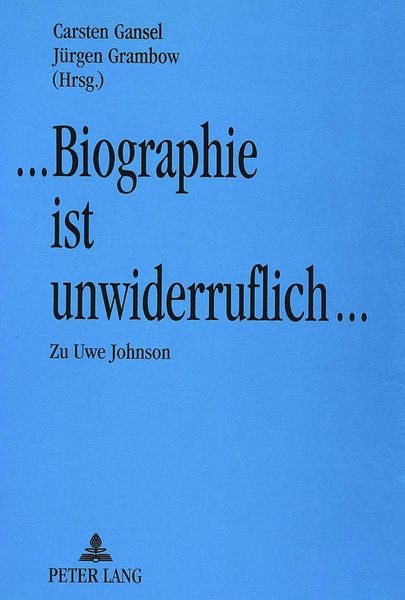 Produktbild: Biographie ist unwiderruflich