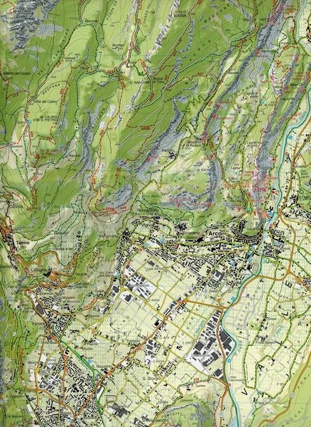 Produktbild: Tabacco Wandern 1 : 25 000 Riva del Garda - Ledro - Monte Baldo Nord