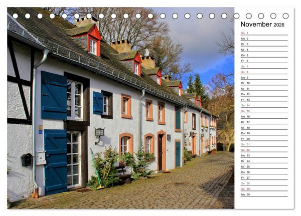 Produktbild: Die Eifel und ihre Regionen - Die Nordeifel (Tischkalender 2026 DIN A5 quer), CALVENDO Monatskalender
