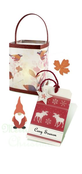 Produktbild: URSUS Basispapiere Transparentpapier Cosy Season, 10 x 27 cm, 100 Blatt