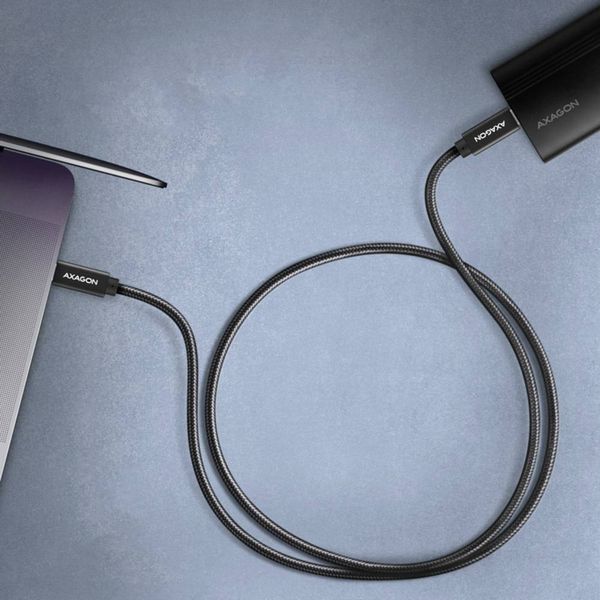 Produktbild: AXAGON BUCM32-CM20AB USB Anschlusskabel Schwarz 2m
