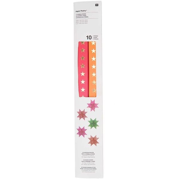 Produktbild: Fr&ouml;belsterne, neon, Sterne, 40 , 120 g/m&sup2;