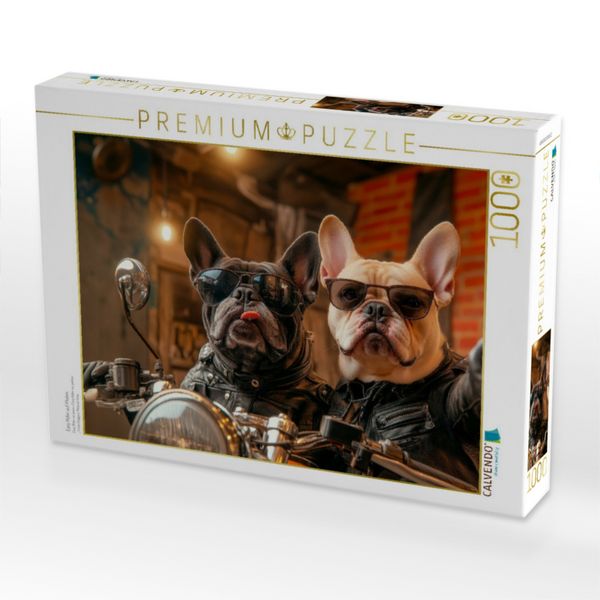 Produktbild: CALVENDO Puzzle Easy Rider auf Pfoten | 1000 Teile Lege-Gr&ouml;&szlig;e 64x48cm Foto-Puzzle f&uuml;r gl&uuml;ckliche Stunden