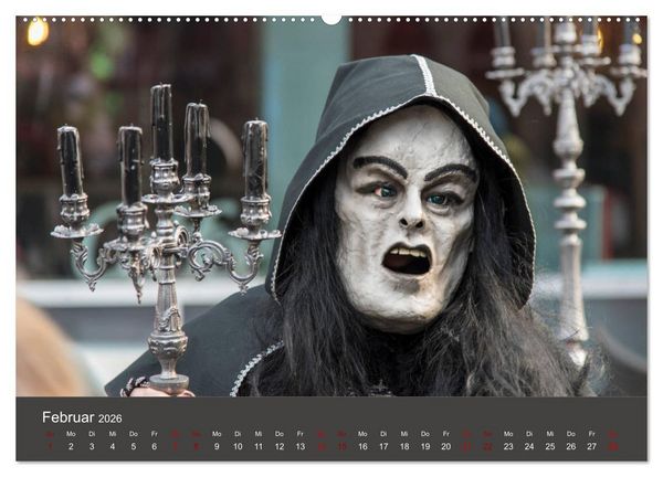Produktbild: S ganz Johr Fasnacht (Wandkalender 2026 DIN A2 quer), CALVENDO Monatskalender