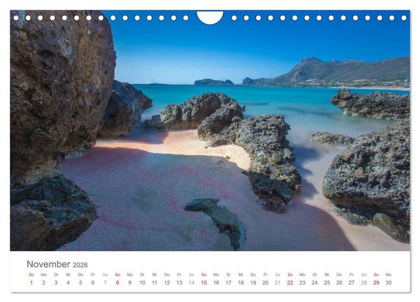 Produktbild: Kreta - Naturlandschaften (Wandkalender 2026 DIN A4 quer), CALVENDO Monatskalender