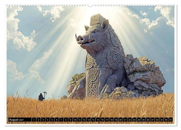 Produktbild: Keltischer Schatten (hochwertiger Premium Wandkalender 2027 DIN A2 quer), Kunstdruck in Hochglanz