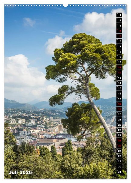 Produktbild: Idyllisches Nizza (hochwertiger Premium Wandkalender 2026 DIN A2 hoch), Kunstdruck in Hochglanz
