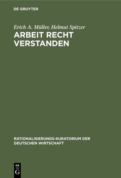 Produktbild: Arbeit recht verstanden