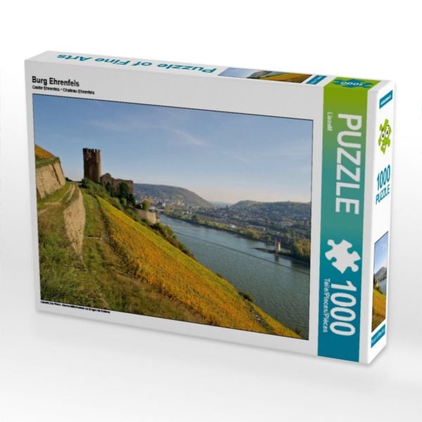 CALVENDO Puzzle Burg Ehrenfels | 1000 Teile Lege-Größe 64x48cm Foto-Puzzle für glückliche Stunden