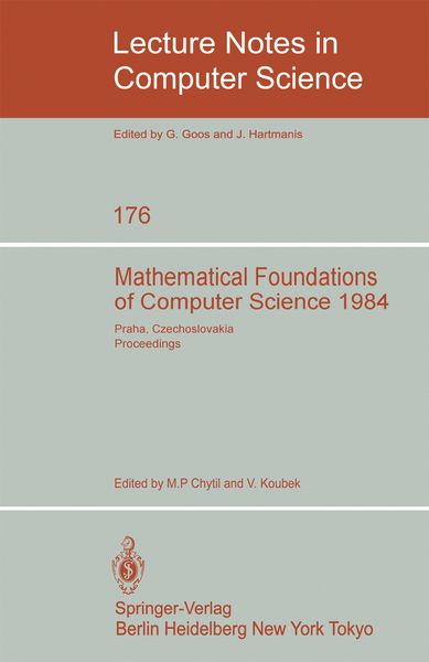 Produktbild: Mathematical Foundations of Computer Science 1984