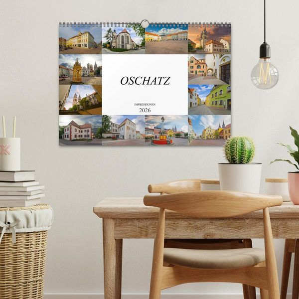 Produktbild: Oschatz Impressionen (Wandkalender 2026 DIN A3 quer), CALVENDO Monatskalender