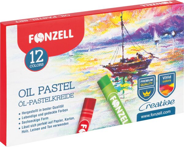 Produktbild: &Ouml;lpastellkreide 12er