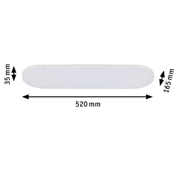 Produktbild: Paulmann URail Panel Deck LED-Pendelleuchte URail 15W Wei&szlig;