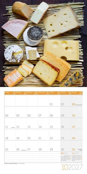 Produktbild: Food Kalender 2027 - 30x30 - Art12