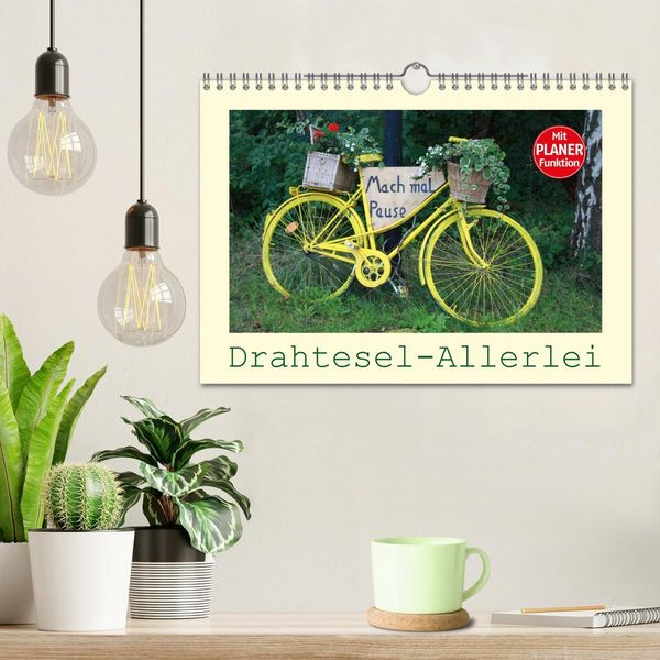 Produktbild: Drahtesel-Allerlei (Wandkalender 2026 DIN A4 quer), CALVENDO Monatskalender