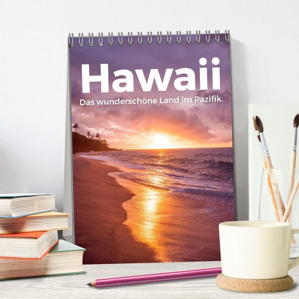 Produktbild: Hawaii - Das wundersch&ouml;ne Land im Pazifik. (Tischkalender 2026 DIN A5 hoch), CALVENDO Monatskalender