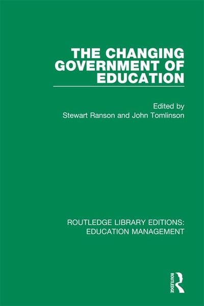 Produktbild: The Changing Government of Education