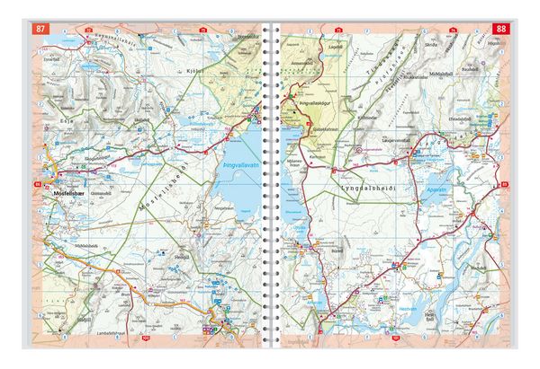 Produktbild: freytag & berndt Autoatlas Island Reiseatlas mit Spiralbindung 1:150.000