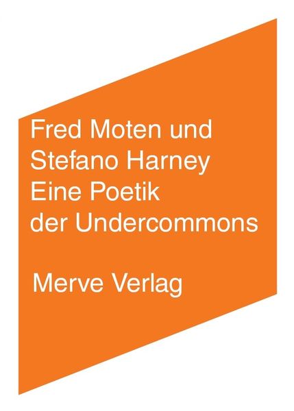 Produktbild: Eine Poetik der Undercommons