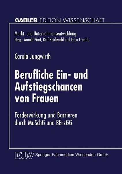 Produktbild: Berufliche Ein- und Aufstiegschancen von Frauen