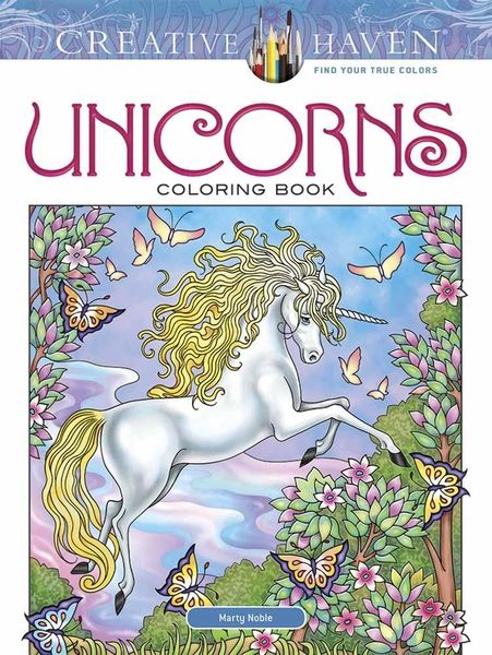 Produktbild: Creative Haven Unicorns Coloring Book