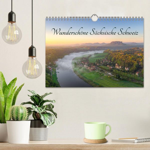Produktbild: Wundersch&ouml;ne S&auml;chsische Schweiz (Wandkalender 2026 DIN A4 quer), CALVENDO Monatskalender