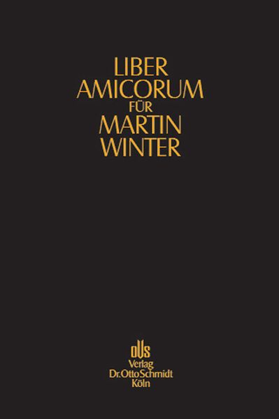 Produktbild: Liber amicorum f&uuml;r Martin Winter