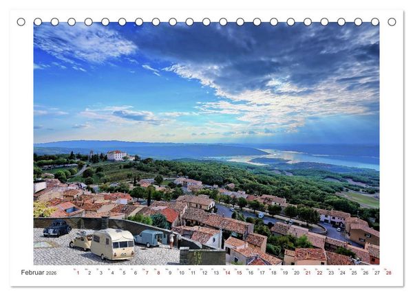 Produktbild: Vintage Caravaning (Tischkalender 2026 DIN A5 quer), CALVENDO Monatskalender