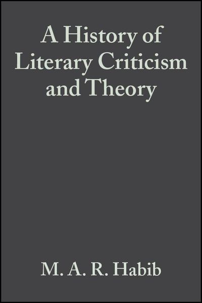 Produktbild: A History of Literary Criticism