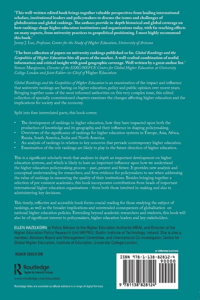 Produktbild: Global Rankings and the Geopolitics of Higher Education