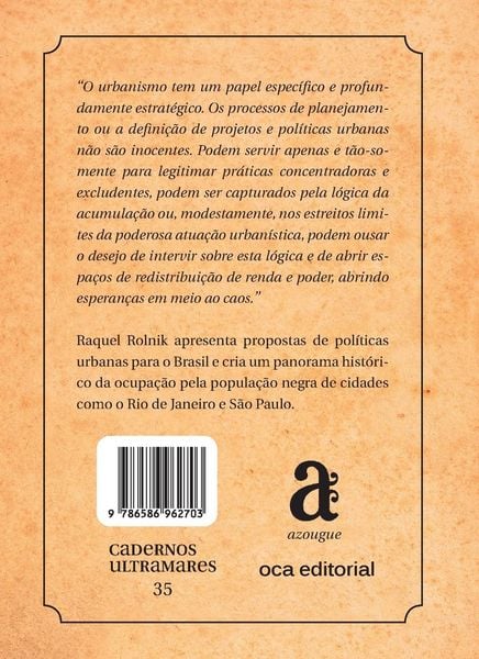 Produktbild: Pol&iacute;tica urbana no Brasil