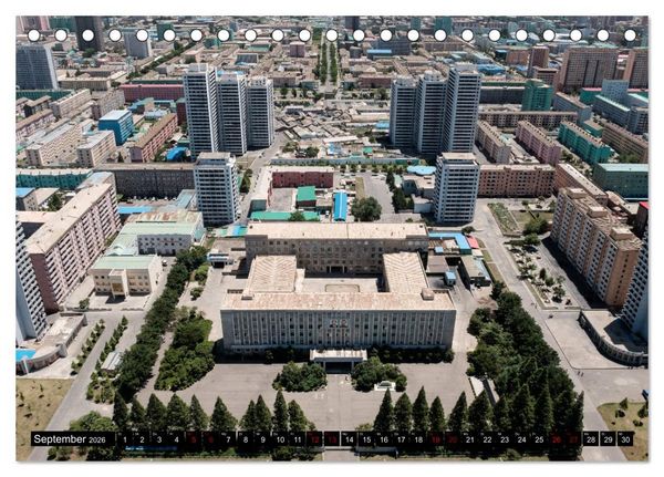 Produktbild: BILDER AUS NORDKOREA (Tischkalender 2026 DIN A5 quer), CALVENDO Monatskalender