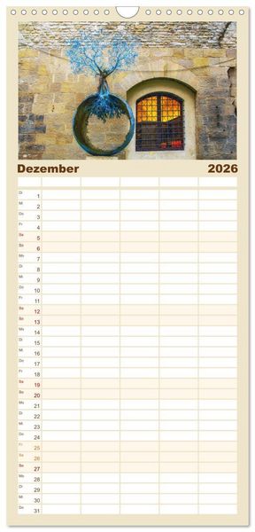 Produktbild: Familienplaner 2026 - Florenz - Impressionen mit 5 Spalten (Wandkalender, 21 x 45 cm) CALVENDO