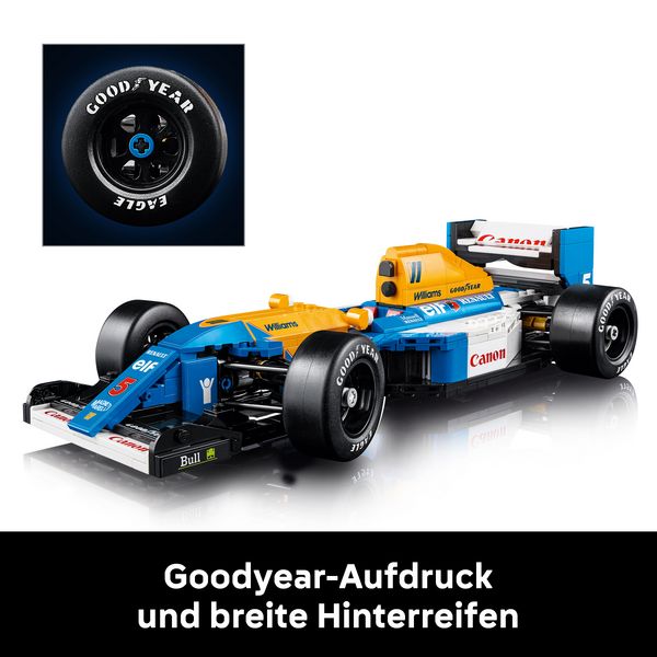 Produktbild: LEGO Icons Williams Racing FW14B mit Nigel Mansell - Modellauto 10353