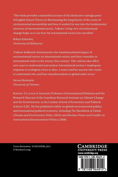 Produktbild: Environmentalism and Global International Society
