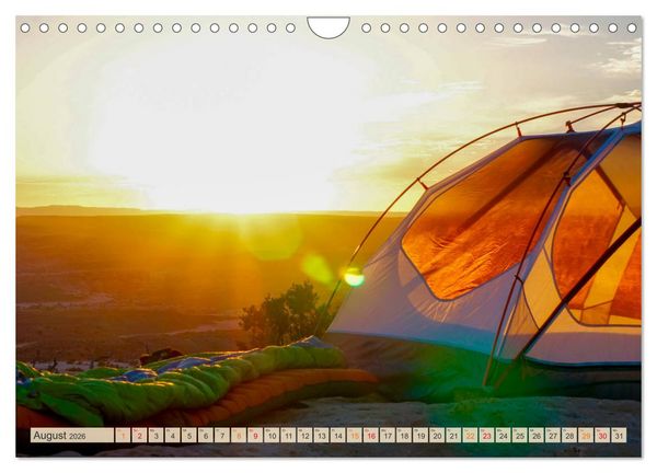 Produktbild: Let's start Camping (Wandkalender 2026 DIN A4 quer), CALVENDO Monatskalender