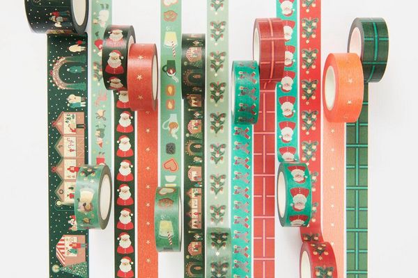 Produktbild: Tape Set Weihnachtsmarkt, Neon , 5 Stk.
