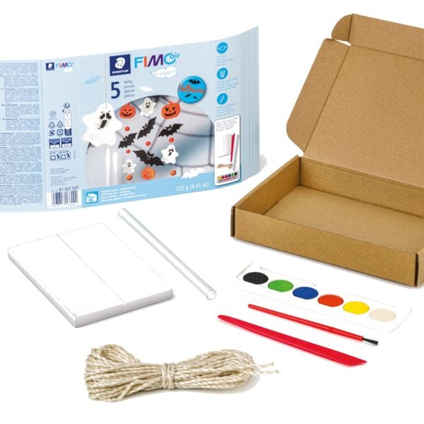 Produktbild: STAEDTLER Modelliermasse Set FIMOair ghost, Halloween-Geister, lufttrocknend