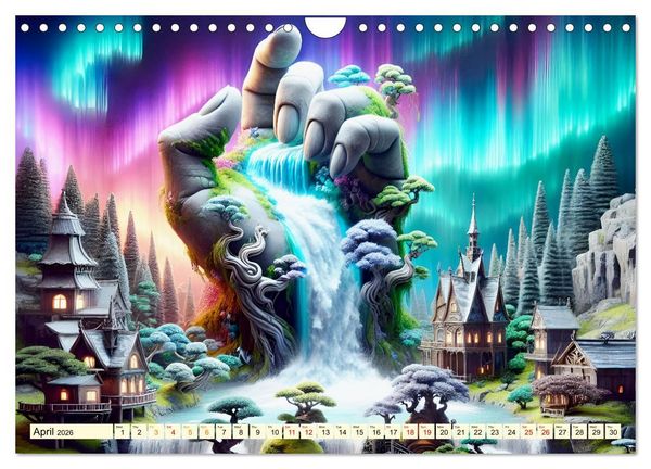 Produktbild: Nature Genesis - The hand of life (Wall Calendar 2026 DIN A4 landscape), CALVENDO 12 Month Wall Calendar