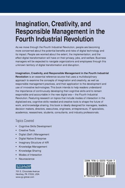 Produktbild: Imagination, Creativity, and Responsible Management in the Fourth Industrial Revolution