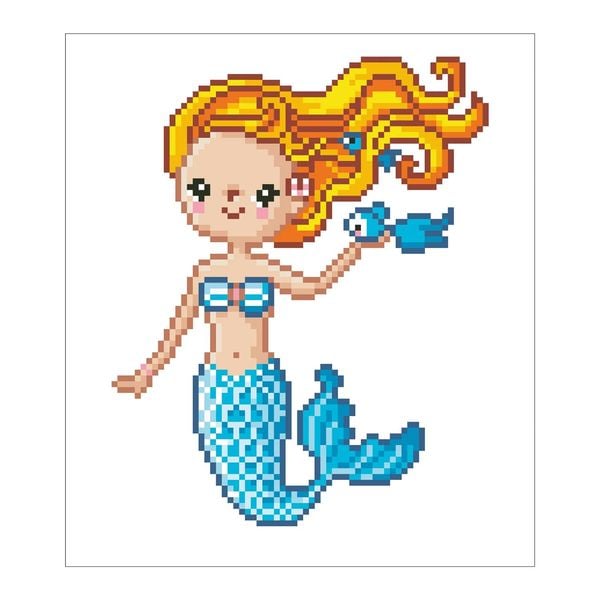 Produktbild: DIAMOND DOTZ - Diamond Painting Kleine Meerjungfrau
