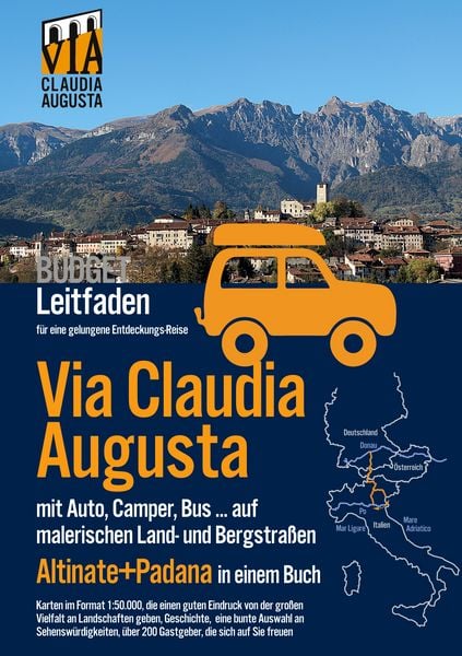 Produktbild: Via Claudia Augusta mit Auto, Camper, Bus, ... "Altinate" + "Padana" BUDGET